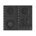 Газовая варочная поверхность на закаленном стекле Gorenje GTW641B