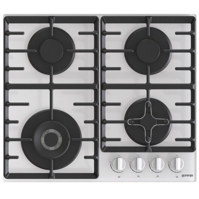 Газовая варочная поверхность на закаленном стекле Gorenje GTW641W