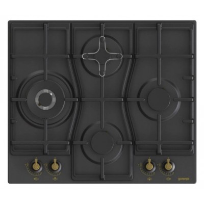 Газовая варочная поверхность Gorenje GW6D41CLB чорная матовая