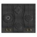 Газовая варочная поверхность Gorenje GW6D41CLB чорная матовая